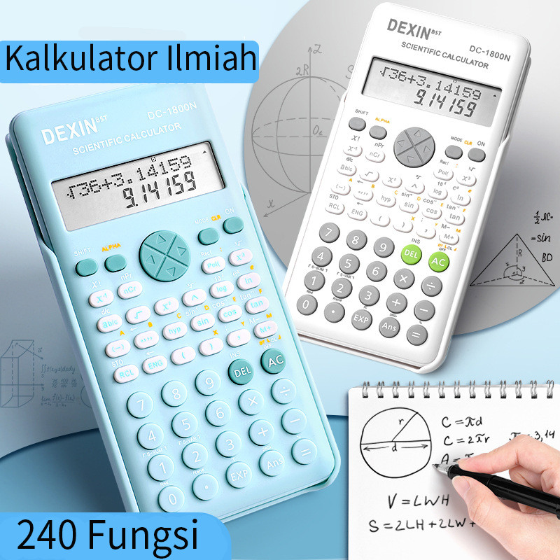 Jual Warna Kalkulator Ilmiah 240 Fungsi / Kalkulator Scientific ...