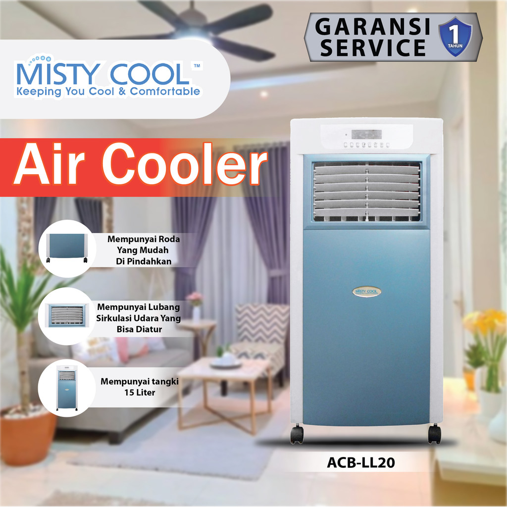 Jual AIR COOLER MISTY COOL ACB-LL20 220V PENYEJUK RUANGAN | Shopee ...