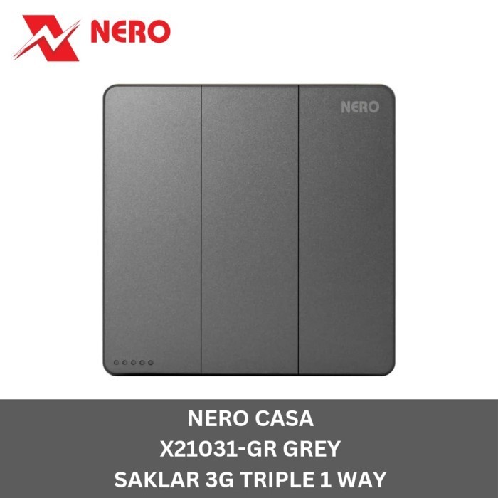 Jual Nero Casa X Grey Saklar Triple Gang Way X Gr Shopee