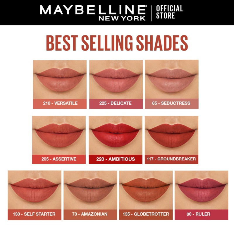 Jual MAYBELLINE - Super Stay Superstay Matte INK - deBeauty | Shopee ...