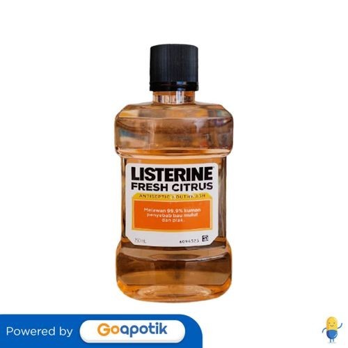 Jual Listerine Fresh Citrus 250 Ml Botol | Shopee Indonesia