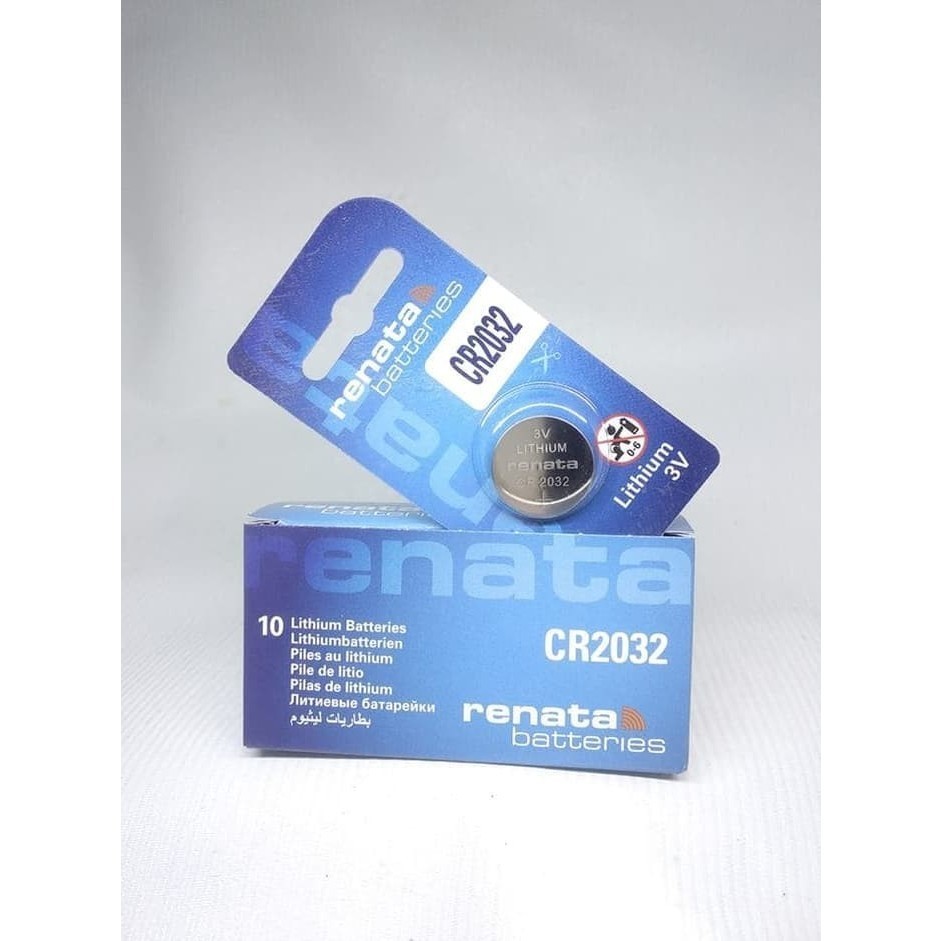 Jual Baterai Renata CR2032 Lithium 3V Battery Renata CR2032 Lithium 3V ...