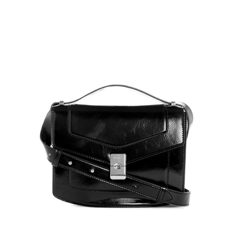 Nine West Mylah Crossbody Flap, Black, Black