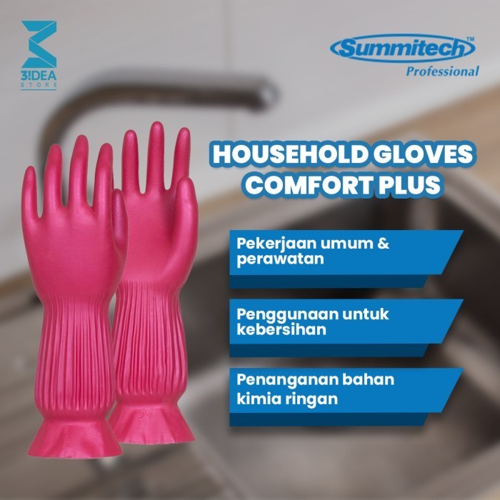 Jual Sarung Tangan Cuci Piring - Summitech Comfort Plus LT F 17CS ...