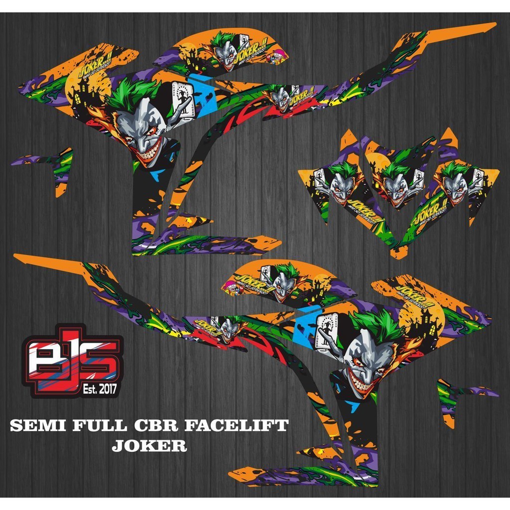 Jual striping CBR 150 cc - striping sticker stiker polet lis CBR ...
