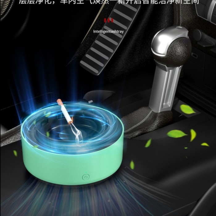 Jual ASBAK MOBIL HISAP DEBU ROKOK PORTABLE SMART MINI CAR PURIFIER ...