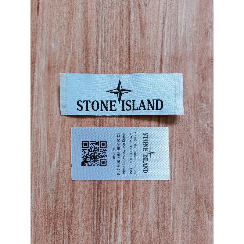 Jual kaos Officialtag label stone island atas dan barcode | Shopee ...