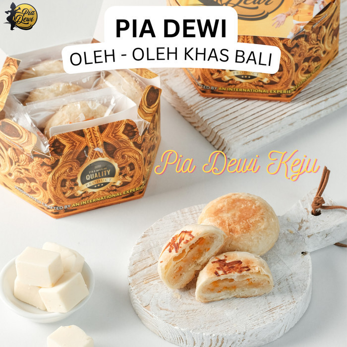 Jual Pia Dewi Isi 6 Rasa Keju Oleh Oleh Khas Bali | Shopee Indonesia