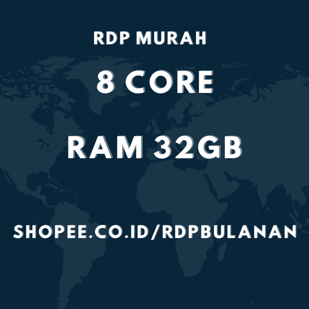 Jual RDP MURAH HARIAN WINDOWS 8 CPU/CORE RAM 32GB GARANSI JIKA MATI ...