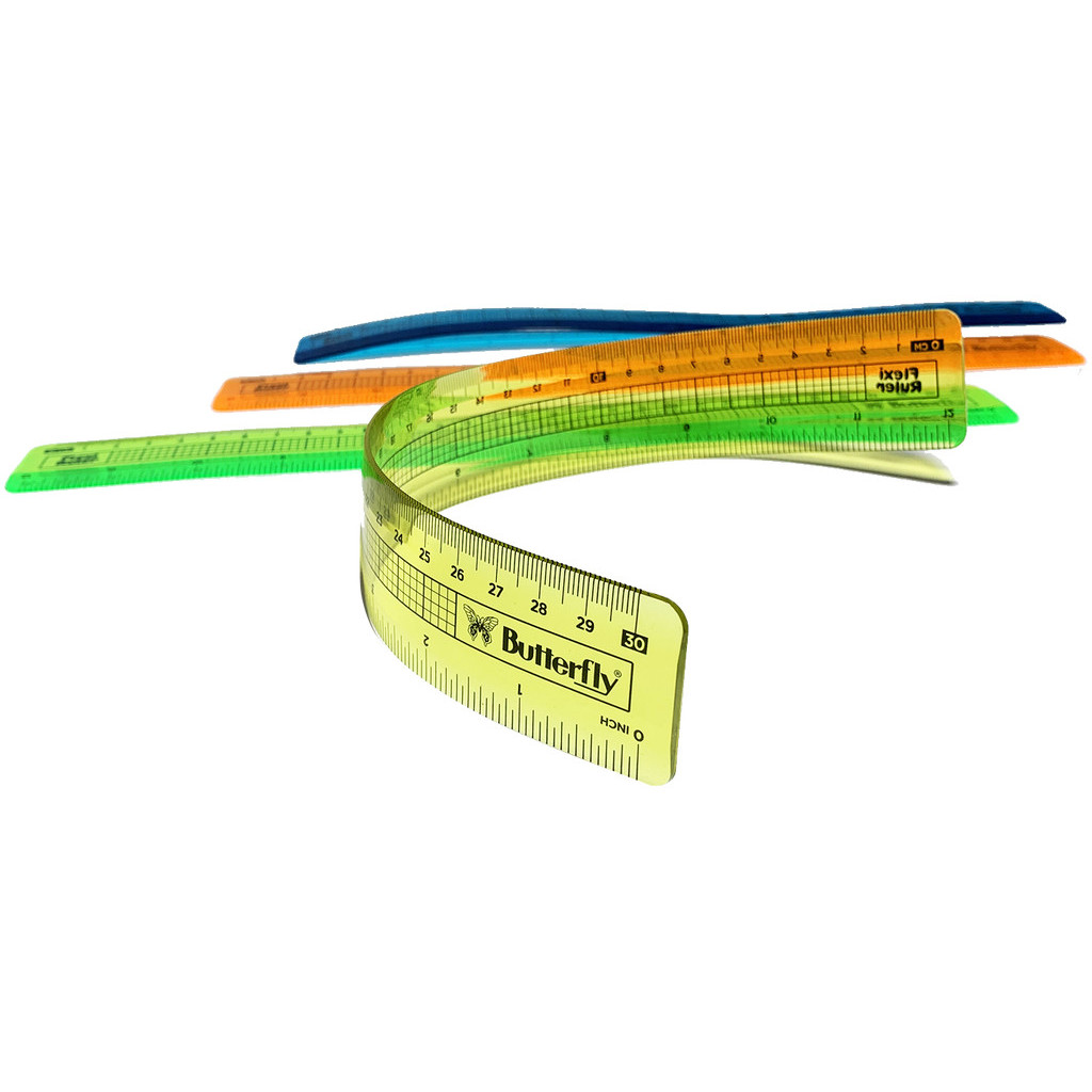 Jual Butterfly - Flexi Ruler 30cm - Penggaris Plastik - Pcs | Shopee ...