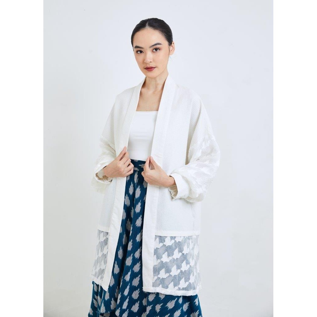 Jual White Rafflesia Organza Outer | Shopee Indonesia