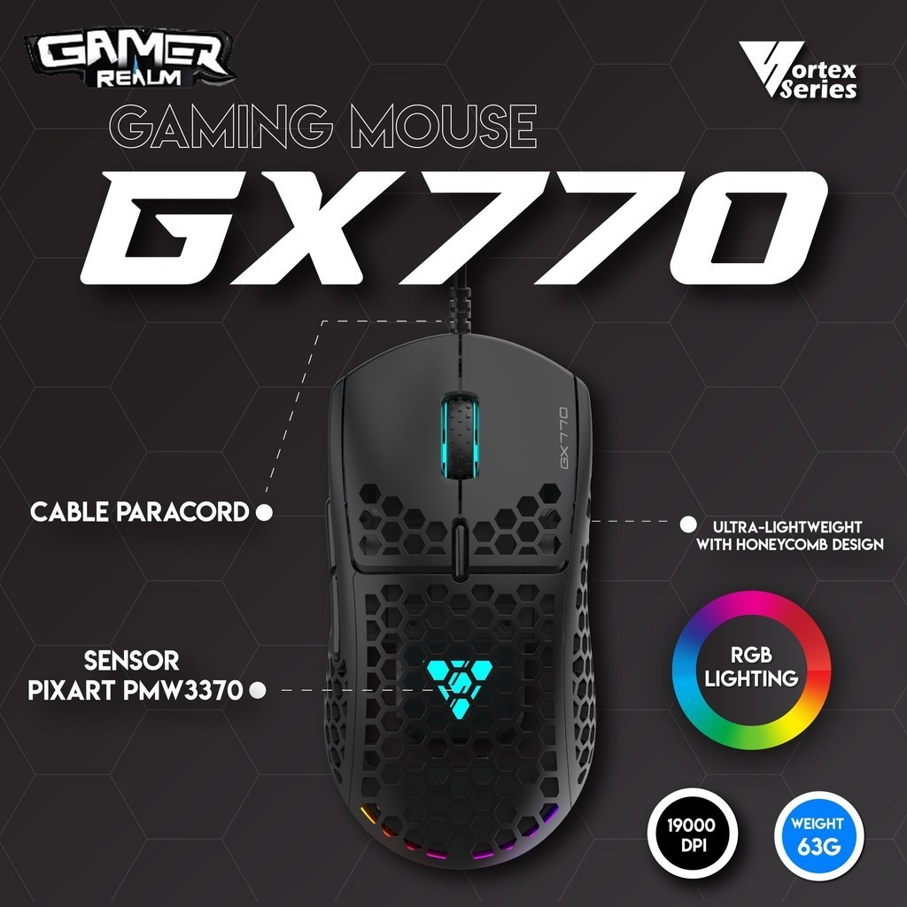 Jual VortexSeries GX770 RGB Gaming Mouse | Shopee Indonesia