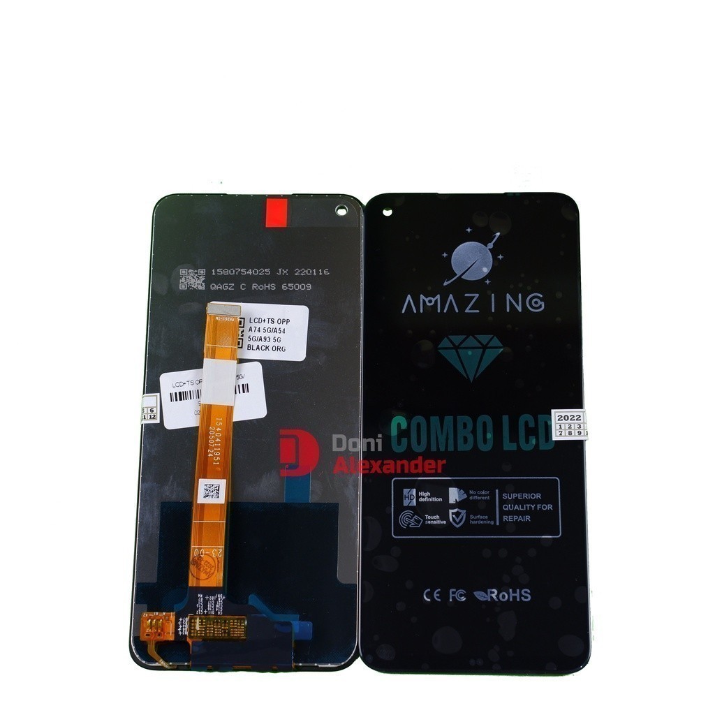 LEMAXELERS Custodia Portafoglio Per Oppo A54 5G / A74 5G - Cover Flip In Pelle PU Con Magnetica E Cavalletto