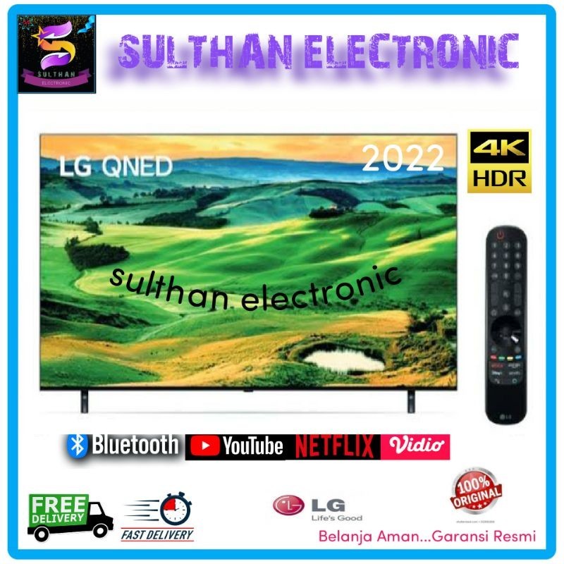 Jual LG 55QNED80 SRA SMART TV 55 INCH UHD 4K HDR 120Hz QNED80 LG