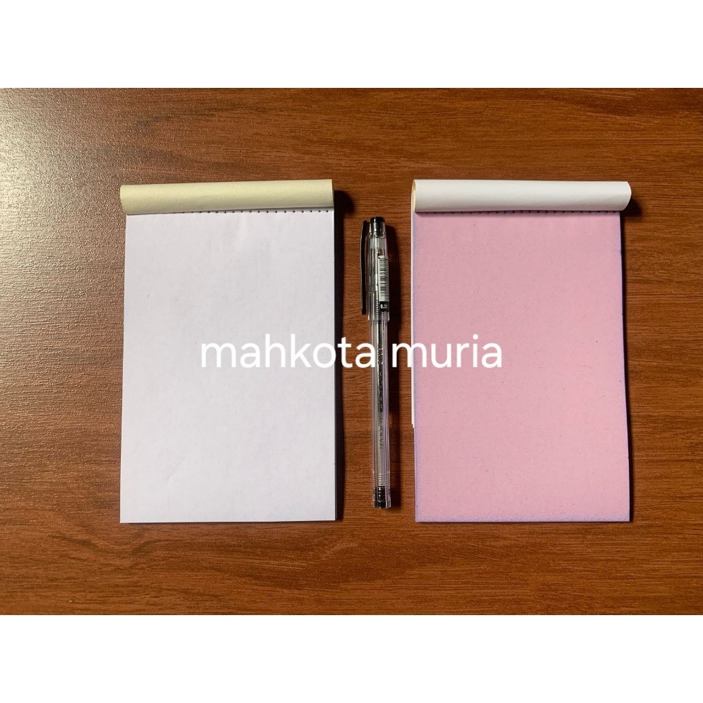 Jual Nota Polos 2 Ply, NCR 2 Ply, Nota Kosongan Ukuran 1/4 Folio ...