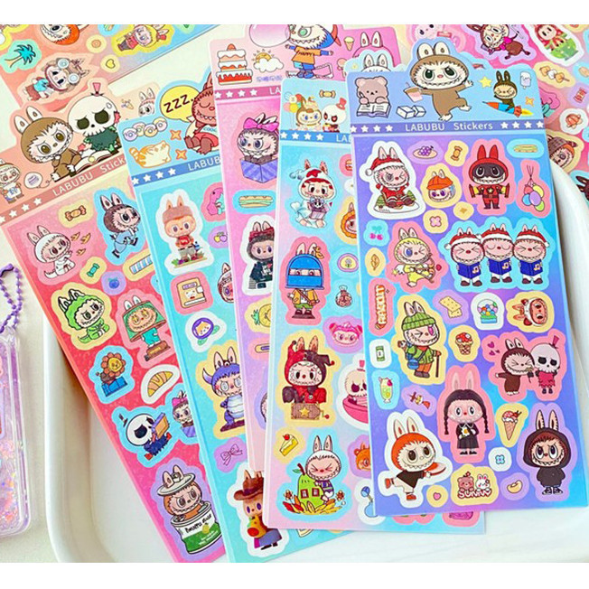 Jual J2 - Stiker blink labubu capybara lucu Sticker popmart | Shopee ...