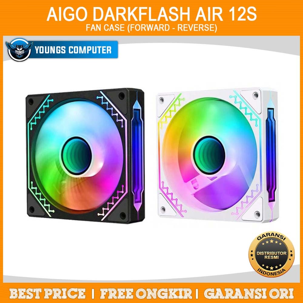 Jual Fan Case AIGO DarkFlash AIR12S aRGB 120mm Forward / Reverse Fan ...