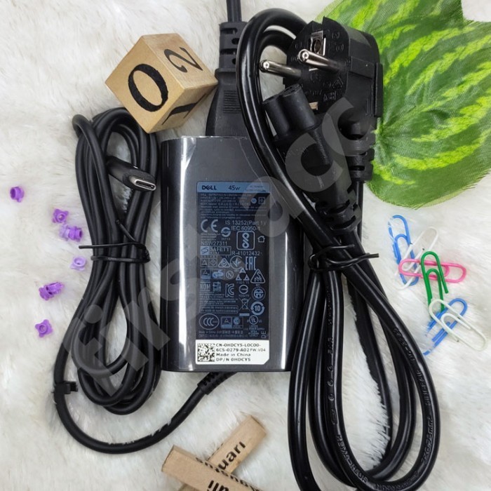 65W 20V 3.25A USB C Laptop Charger For Dell Latitude 3390 5285 5289 2-In-1 5490 5590 5290-2in1 - Foto 2