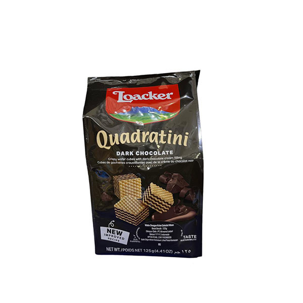 Jual LOACKER QUADRATINI DARK CHO 125 GR | Shopee Indonesia