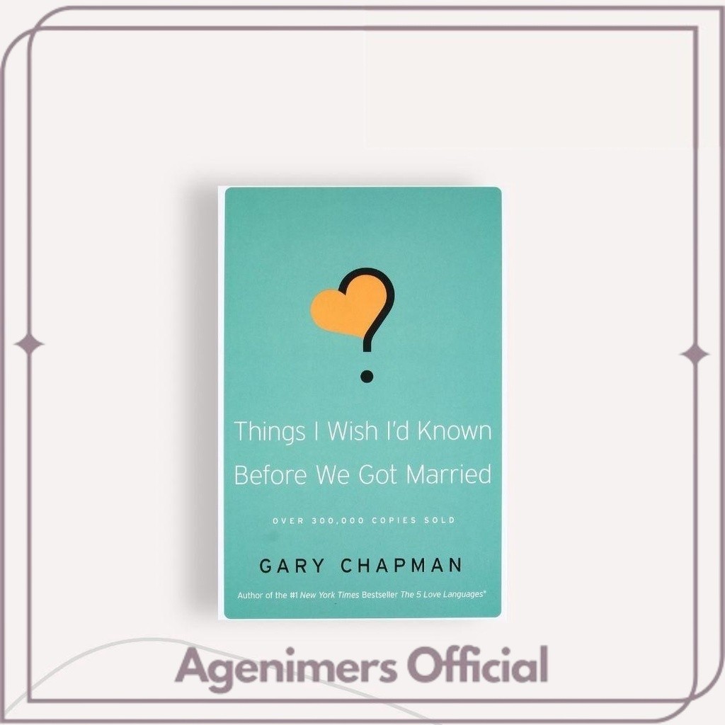 Jual Things I Wish I'd Known Before We Got Married ( Gary Chapman ...