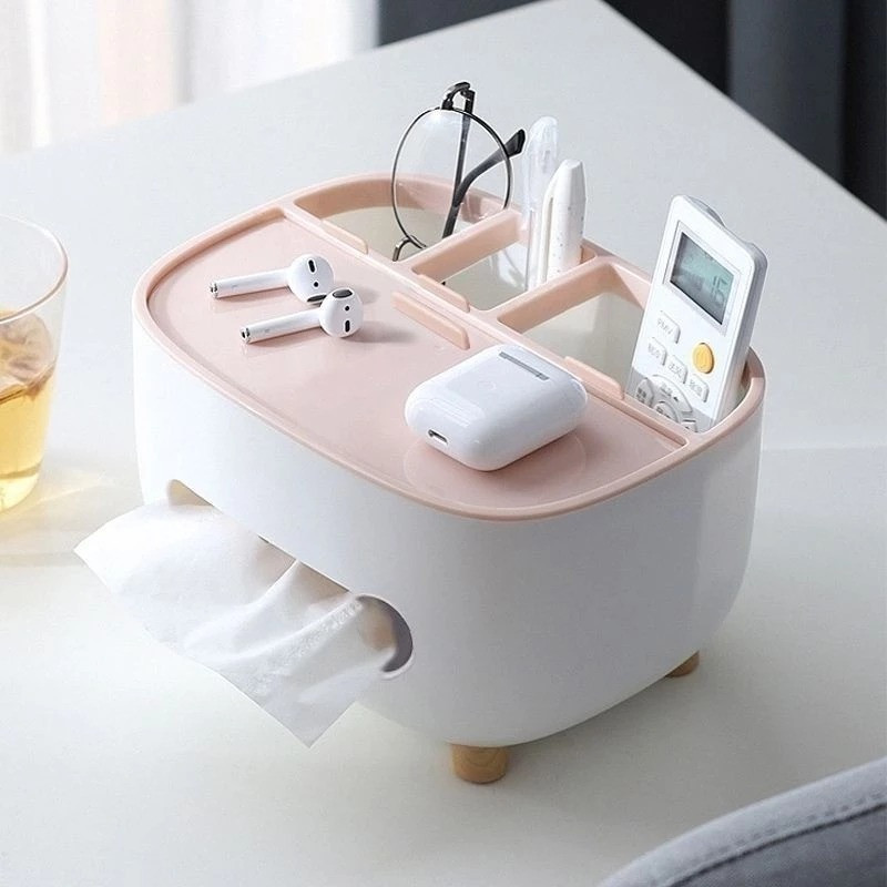 Jual TEMPAT TISSUE STORAGE / TISSUE BOX MULTI STORAGE/ ANGELA TISSUEBOX ...