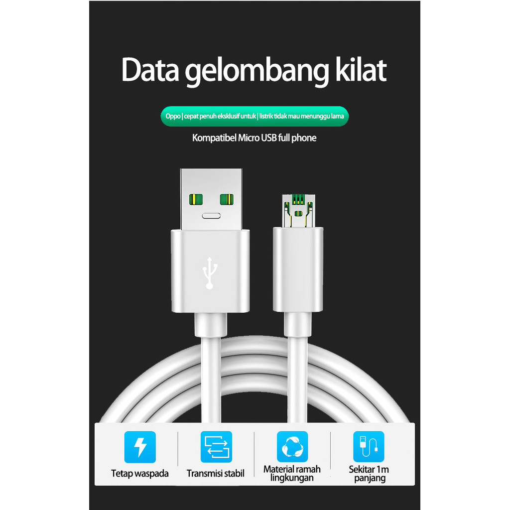 Jual Kabel Data Android Silikon Fast Charging For Micro Usb Android ...