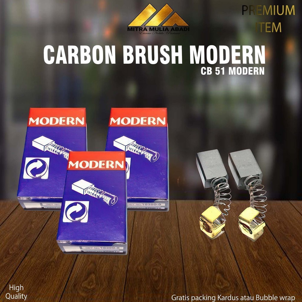 Jual Carbon Brush Modern CB 51 I CoolBrush I CB Modern 51 Mesin Planer ...