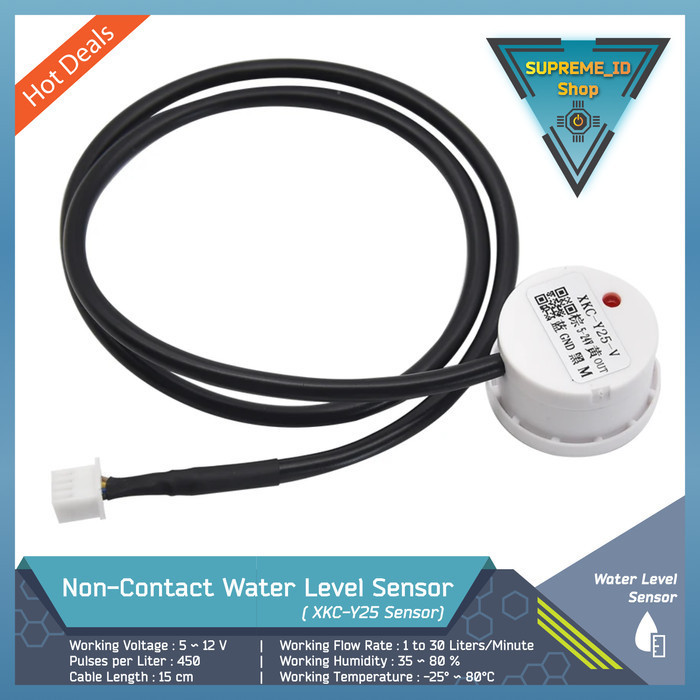 Jual XKC-Y25 Non-Contact Water Level NPN Inductive Detection Sensor ...