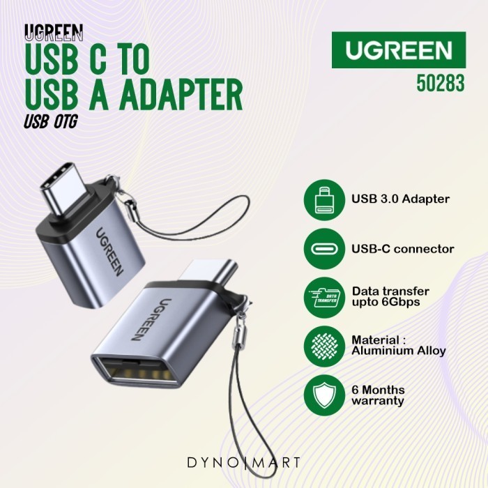 Jual Ugreen Usb Type C Otg Male To Usb A Female Adapter Konverter Usb C