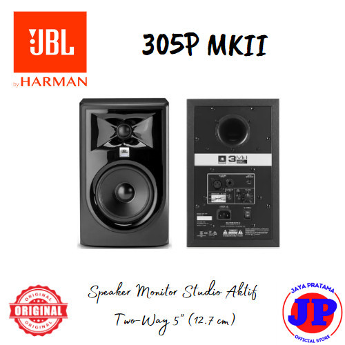 Jual JBL 305P MKII Speaker Monitor Studio Aktif Two-Way 5 Inch Original ...