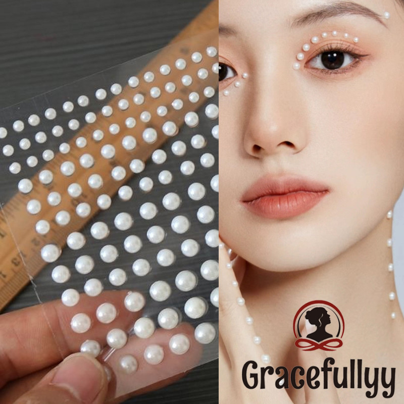 Jual [COD]1 Lembar 165 Pcs Manik Kristal Nail Art Eye Make Up Crystal ...