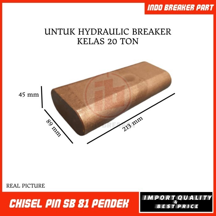 Jual CHISEL PIN / PIN TAHU / RETAINER PIN BREAKER KELAS 20 TON (PENDEK ...