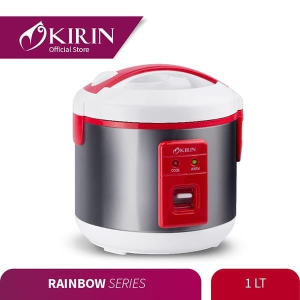Jual KIRIN RICE COOKER 1.0 LITER |KRC-087 Non-Stick - Merah | Shopee ...