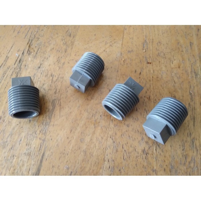 Jual Plug / Dop Rucika Drat Luar 1/2 3/4 | Shopee Indonesia