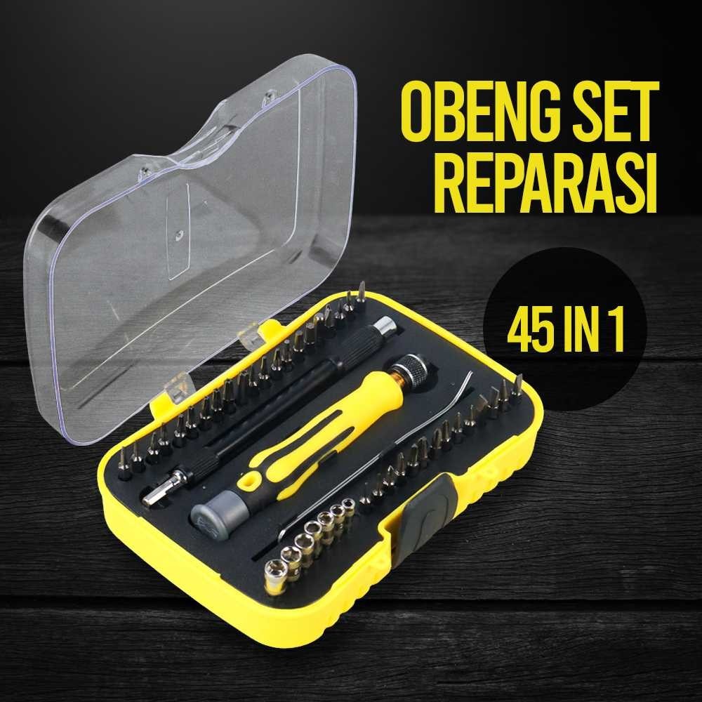 Jual Obeng Set Reparasi 45 in 1 - 6093 | Shopee Indonesia