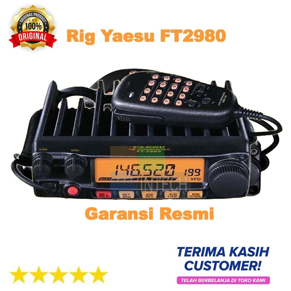 Jual Radio Rig YAESU FT-2980/ ft 2980 VHF Garansi resmi | Shopee Indonesia
