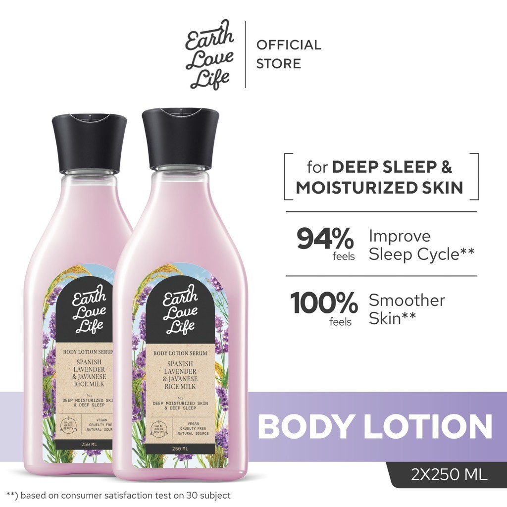 Jual [TWINPACK BODY LOTIONEARTH LOVE LIFE Spanish Lavender & Javanese