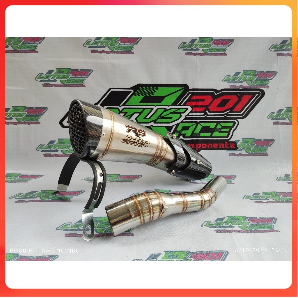 Jual Pipe slip on Exhaust racing r9 h2 ss kawasaki z250 ninja mono ...