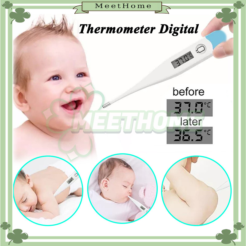 Jual Thermometer Digital/Baby Anak Termometer Mulut/Alat Pangukur Suhu ...