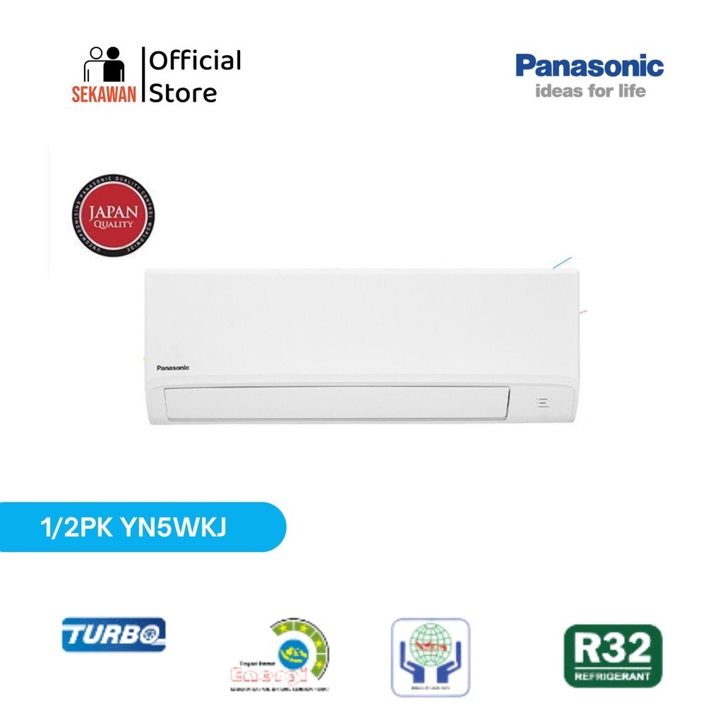 Jual AC PANASONIC CS YN5WKJ 0.5PK AC Standard R32 1/2PK TKDN | Shopee ...