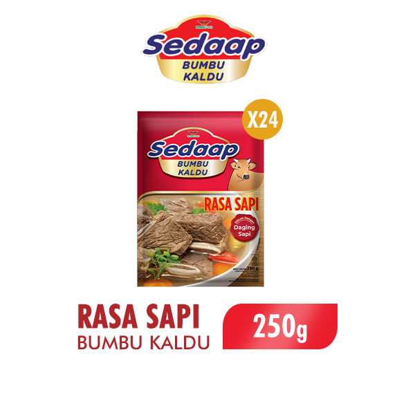 Jual Sedaap Bumbu Kaldu Sapi 250 gr x24 | Shopee Indonesia
