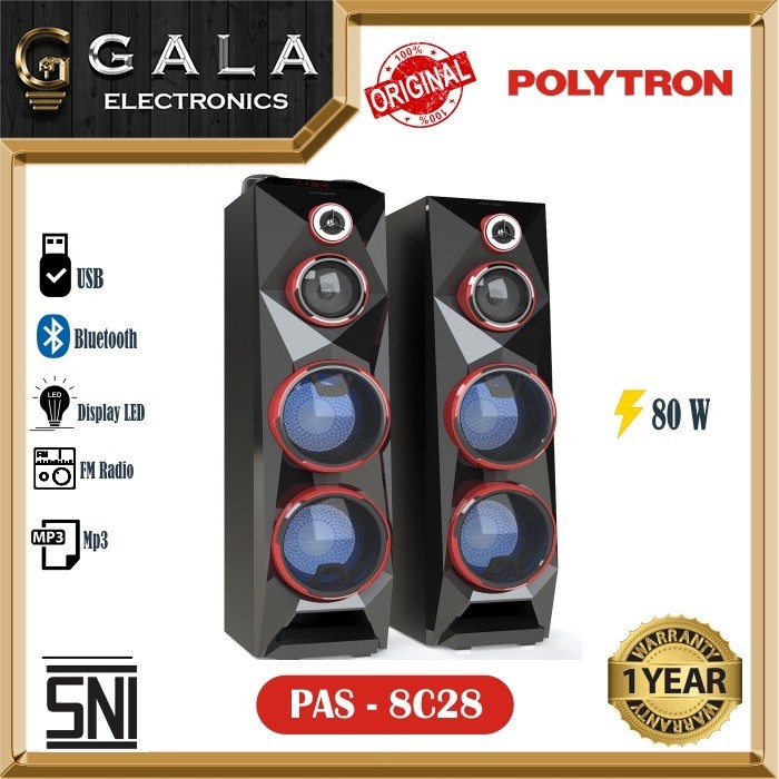 Jual Speaker Aktif Bluetooth Polytron Pas 8c28 Shopee Indonesia