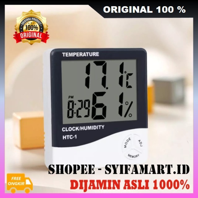 Jual Hygrometer Pengukur Suhu Ruangan Serbaguna Alat Pengukur