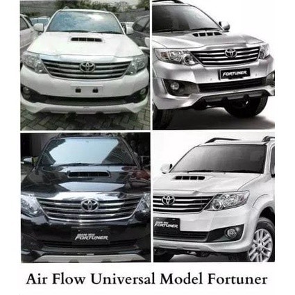 Jual Air Flow Air Scoop Kap Mesin Model Fortuner Airflow Fortuner