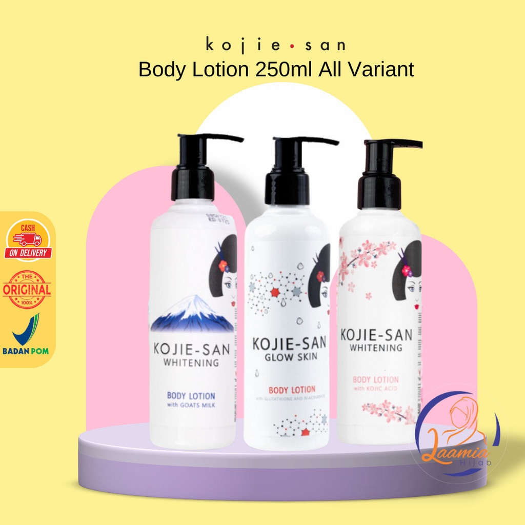 Jual Laamiahijab KojieSan Body Lotion 250ml All Variant Kojic Acid