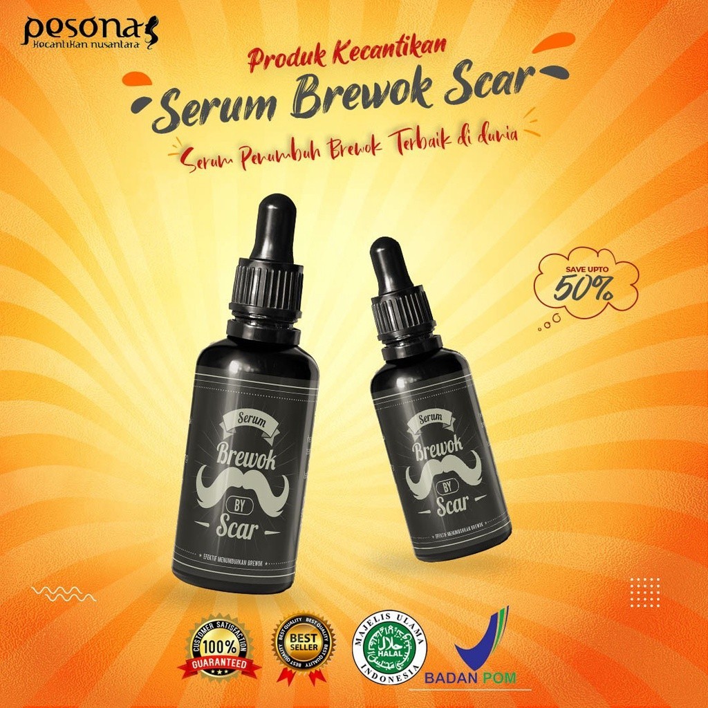 Jual Serum Penumbuh Brewok Scar - Menumbuhkan & Menebalkan Bulu Wajah ...