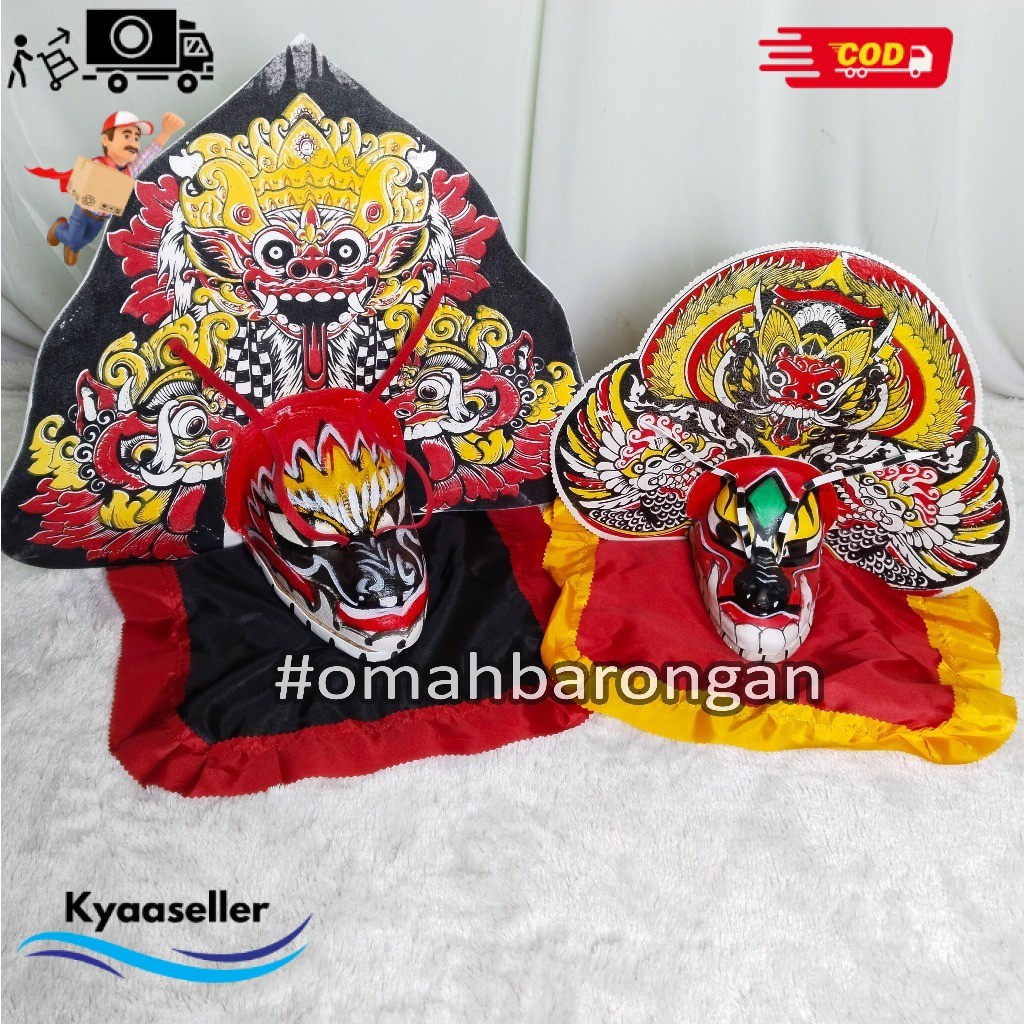 Jual KYS Barongan Anak Kecil Spons Ukuran Tanggung Motif Bali Warna ...
