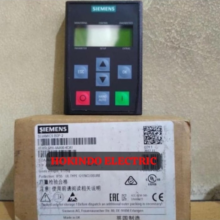Panneau Siemens Sinamics BOP-2 6SL32550AA004CA1 - Occasion Fonctionnelle Pour Automates