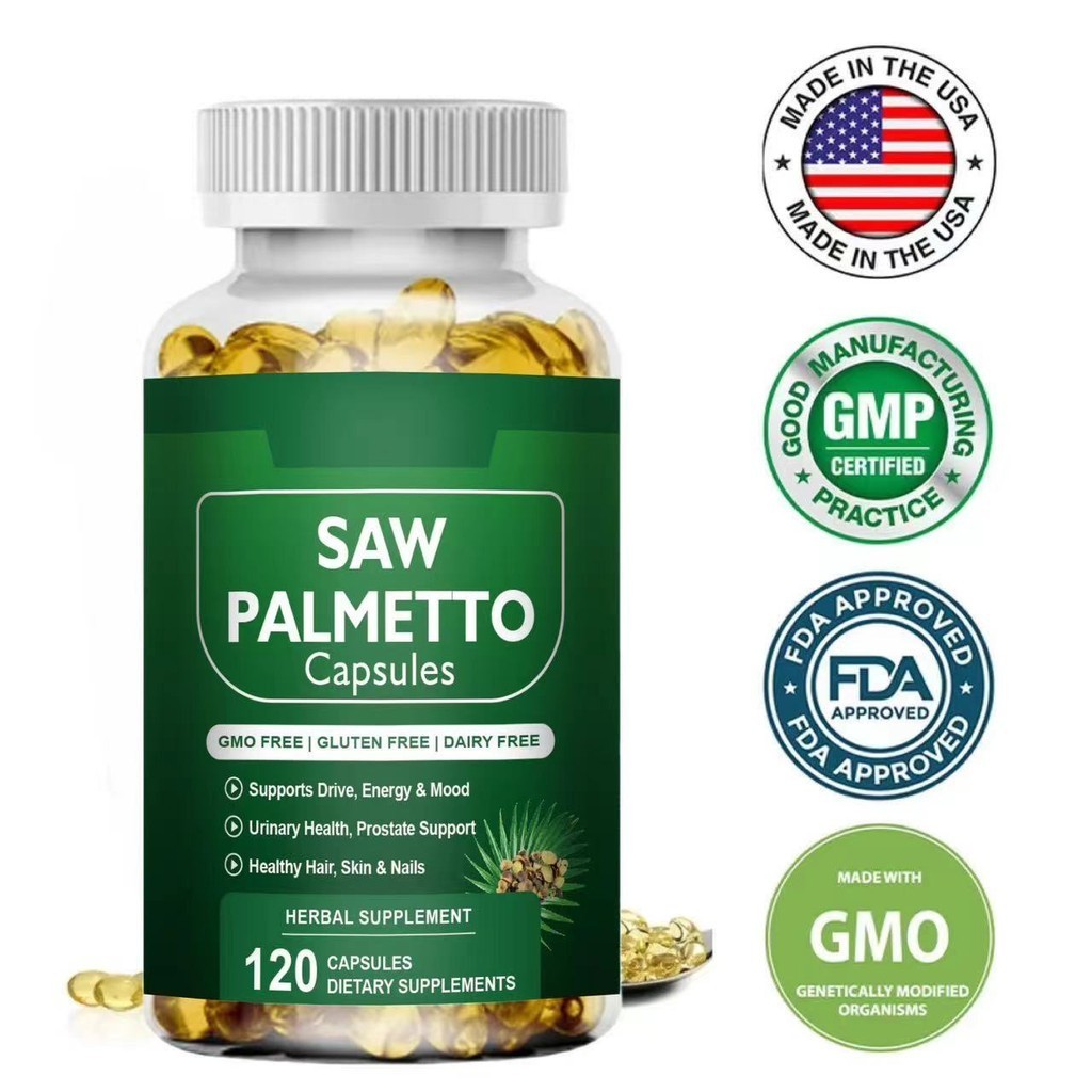 Jual Saw Palmetto 500mg For Prostate Health Reduce Frequent Urination
