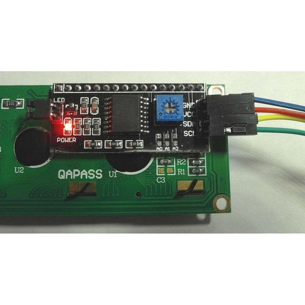 Jual LCD 1602 I2C IIC TWI Serial Blue Backlight LCD Module shield 16 x ...